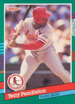 #446 Terry Pendleton - St. Louis Cardinals - 1991 Donruss Baseball