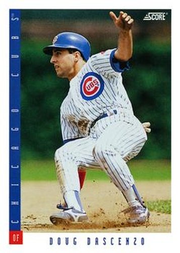 #446 Doug Dascenzo - Chicago Cubs - 1993 Score Baseball