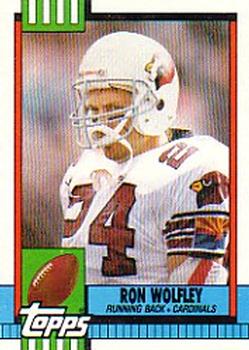 #446 Ron Wolfley - Phoenix Cardinals - 1990 Topps Football
