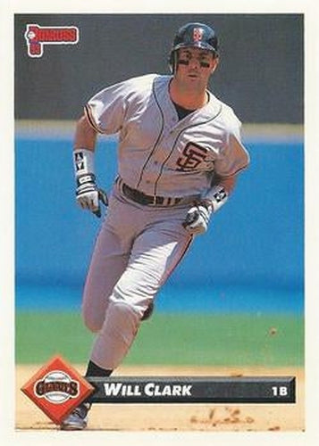 #446 Will Clark - San Francisco Giants - 1993 Donruss Baseball