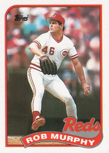 #446 Rob Murphy - Cincinnati Reds - 1989 Topps Baseball