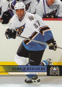 #446 Donald Brashear - Washington Capitals - 2006-07 Upper Deck Hockey