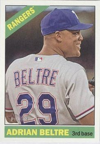 #446 Adrian Beltre - Texas Rangers - 2015 Topps Heritage Baseball