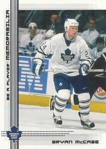 #446 Bryan McCabe - Toronto Maple Leafs - 2000-01 Be a Player Memorabilia Hockey