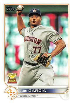 #446 Luis Garcia - Houston Astros - 2022 Topps Baseball