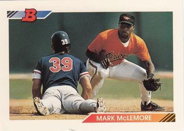 #446 Mark McLemore - Baltimore Orioles - 1992 Bowman Baseball