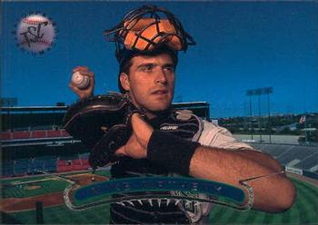 #446 Mike Matheny - Milwaukee Brewers - 1996 Stadium Club Baseball