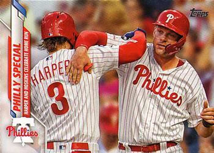 #446 Philly Special Bryce Harper / Rhys Hoskins - Philadelphia Phillies - 2020 Topps Baseball