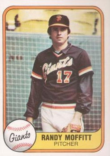 #446 Randy Moffitt - San Francisco Giants - 1981 Fleer Baseball