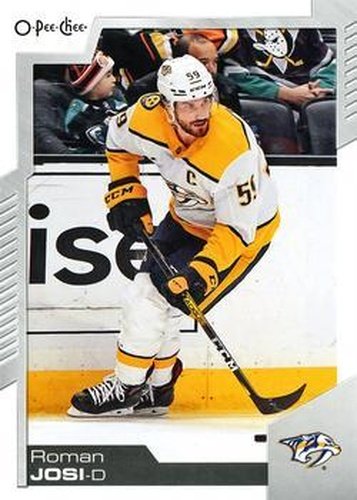 #446 Roman Josi - Nashville Predators - 2020-21 O-Pee-Chee Hockey
