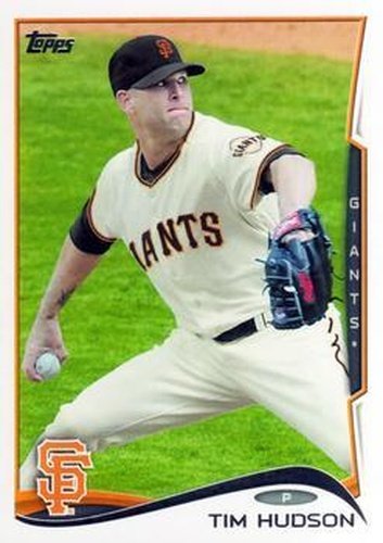 #446 Tim Hudson - San Francisco Giants - 2014 Topps Baseball