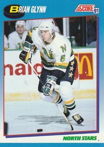 #446 Brian Glynn - Minnesota North Stars - 1991-92 Score Canadian Bilingual Hockey