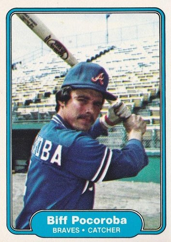 #446 Biff Pocoroba - Atlanta Braves - 1982 Fleer Baseball