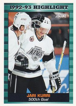 #446 Jari Kurri - Los Angeles Kings - 1993-94 Score Canadian Hockey