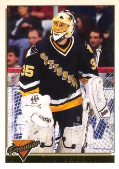 #446 Tom Barrasso - Pittsburgh Penguins - 1993-94 O-Pee-Chee Premier Hockey - Gold