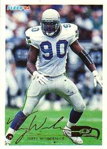 #446 Terry Wooden - Seattle Seahawks - 1994 Fleer Football