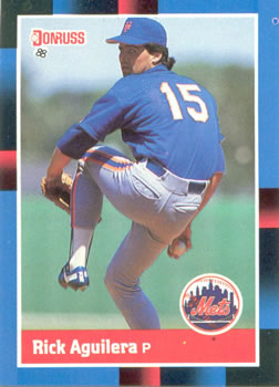 #446 Rick Aguilera - New York Mets - 1988 Donruss Baseball