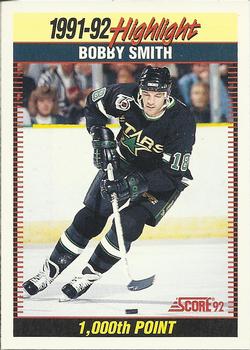 #446 Bobby Smith - Minnesota North Stars - 1992-93 Score USA Hockey