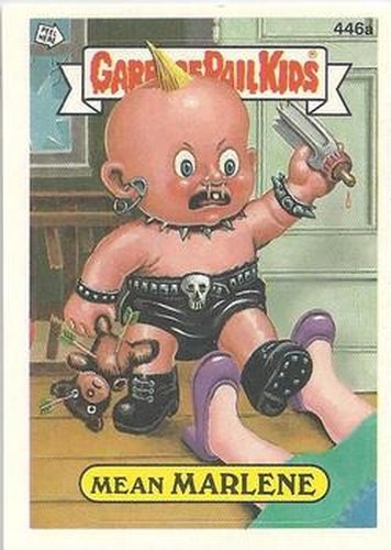 #446a Mean Marlene - 1987 Topps Garbage Pail Kids Series 11