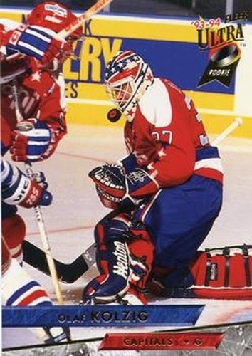 #447 Olaf Kolzig - Washington Capitals - 1993-94 Ultra Hockey