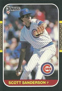 #447 Scott Sanderson - Chicago Cubs - 1987 Donruss Baseball