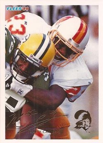 #447 Marty Carter - Tampa Bay Buccaneers - 1994 Fleer Football