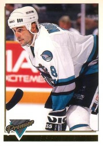 #447 Jeff Norton - San Jose Sharks - 1993-94 O-Pee-Chee Premier Hockey - Gold