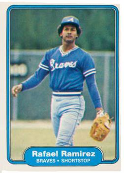 #447 Rafael Ramirez - Atlanta Braves - 1982 Fleer Baseball