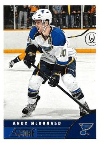 #447 Andy McDonald - St. Louis Blues - 2013-14 Score Hockey