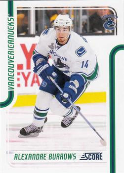 #447 Alexandre Burrows - Vancouver Canucks - 2011-12 Score Hockey