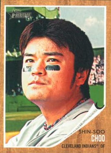 #447 Shin-Soo Choo - Cleveland Indians - 2011 Topps Heritage Baseball
