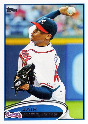 #447 Jair Jurrjens - Atlanta Braves - 2012 Topps Baseball