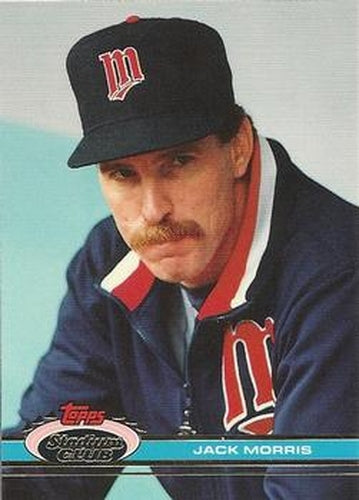 #447 Jack Morris - Minnesota Twins - 1991 Stadium Club Baseball