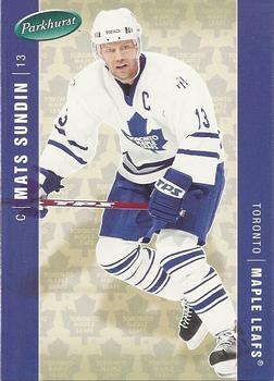 #447 Mats Sundin - Toronto Maple Leafs - 2005-06 Parkhurst Hockey