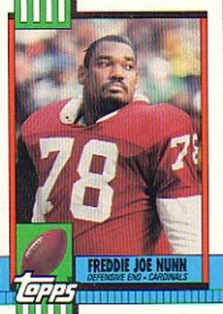 #447 Freddie Joe Nunn - Phoenix Cardinals - 1990 Topps Football