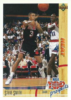 #447 Steve Smith - Miami Heat - 1991-92 Upper Deck Basketball