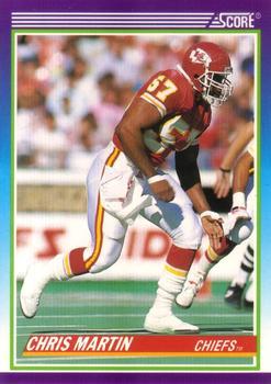 #447 Chris Martin - Kansas City Chiefs - 1990 Score Football