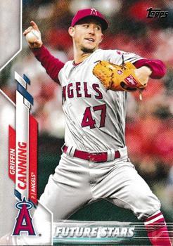 #447 Griffin Canning - Los Angeles Angels - 2020 Topps Baseball