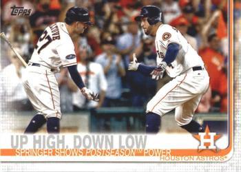 #447 Up High, Down Low - Houston Astros - 2019 Topps Baseball