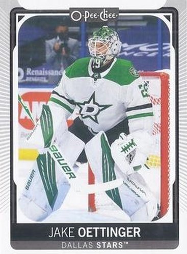 #447 Jake Oettinger - Dallas Stars - 2021-22 O-Pee-Chee Hockey