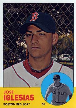 #447 Jose Iglesias - Boston Red Sox - 2012 Topps Heritage Baseball
