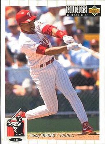 #447 Ricky Jordan - Philadelphia Phillies - 1994 Collector's Choice Baseball