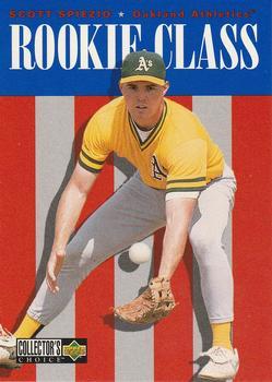 #447 Scott Spiezio - Oakland Athletics - 1996 Collector's Choice Baseball