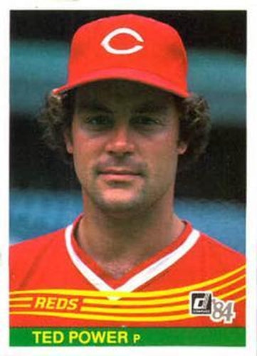 #447 Ted Power - Cincinnati Reds - 1984 Donruss Baseball