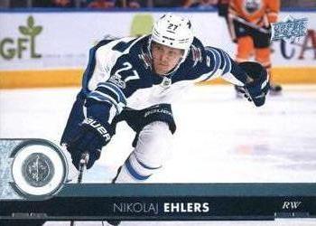 #447 Nikolaj Ehlers - Winnipeg Jets - 2017-18 Upper Deck Hockey