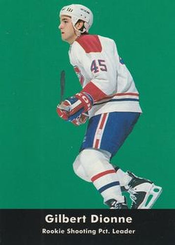 #447 Gilbert Dionne - Montreal Canadiens - 1991-92 Parkhurst Hockey