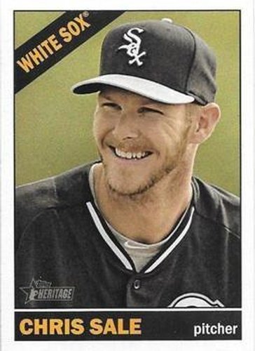 #447c Chris Sale - Chicago White Sox - 2015 Topps Heritage Baseball