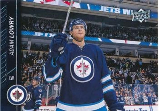 #448 Adam Lowry - Winnipeg Jets - 2015-16 Upper Deck Hockey