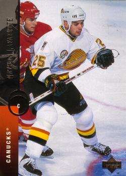 #448 Nathan Lafayette - Vancouver Canucks - 1994-95 Upper Deck Hockey