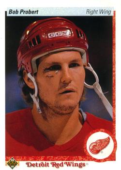 #448 Bob Probert - Detroit Red Wings - 1990-91 Upper Deck Hockey